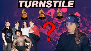 TURNSTILE  HOLIDAY REACTION IS IT GRAMMY WORTHY [upl. by Yortal]