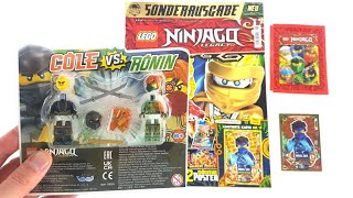 LEGO Ninjago Legacy Magazin Nr 15 mit Ronin aus dem Set 71741  Die Gärten von Ninjago City [upl. by Ecienaj406]