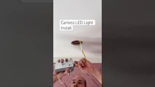 Canless LED Light Installation electrical [upl. by Nyrehtac]