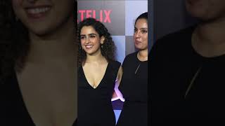 Sanya Malhotra At Screening Of Film Meenakshi Sundareshwar [upl. by Rihana]