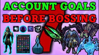 7 Account Goals to Complete Before Bossing in RuneScape 3 [upl. by Gardie781]