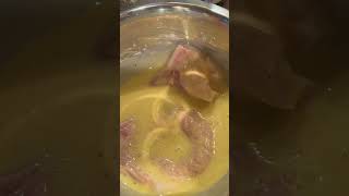 Crispy Fried Pork Chops food shortsfeed shortsvideo shortsviral short shorts [upl. by Nauqat228]