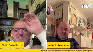 Personaggio dellanno della TusciaCultura Antonio Tempesta Soriano [upl. by Akeenahs]