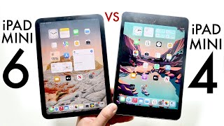 iPad Mini 6 Vs iPad Mini 4 Comparison Review [upl. by Tierney]