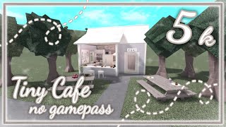 Bloxburg Build  Tiny Cafe no gamepass 5k [upl. by Aicercul]