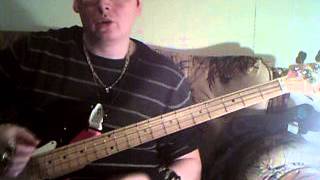 me showing you how to play israels son by silverchair on bass [upl. by Idnil473]