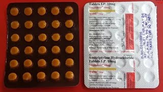 Tryptomer 10 Mg tabletBenefits and Side effectAmitriptyline 10mg tabletTryptomer tablet [upl. by Eimorej364]