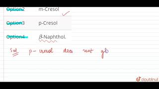 Which of the following phenolic compound does not respond to phthalein test  12  PRINCIPLES R [upl. by Maker]