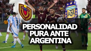 Empate con personalidad ante Argentina 11 l El gol fue de Salomón Rondón l Eliminatorias Conmebol [upl. by Docilu567]