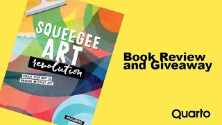 Get Creative With Squeegee Art Book Review amp Giveaway [upl. by Scot]