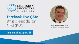 Pseudobulbar Affect PBA QampA W Greg Ayotte [upl. by Yelahs749]