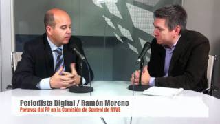 Periodista Digital entrevista a Ramón Moreno  PP Comisión Control RTVE  Mayo 2011 [upl. by Airehtfele]