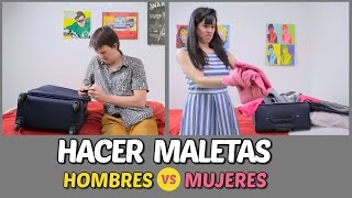 ¡Hacer maletas Hombres vs Mujeres [upl. by Ysiad]