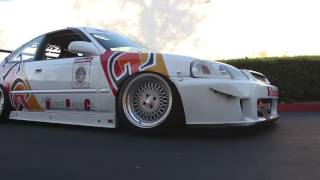 Klutch Wheels SL1 on Honda Civic EK [upl. by Enelyahs233]