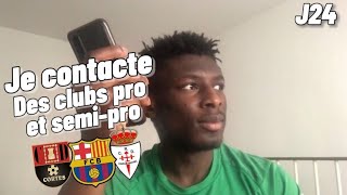 Je CONTACTE des CLUBS PRO et SEMIPRO de football [upl. by Camellia]