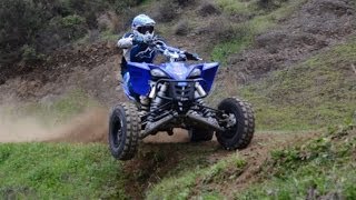 YAMAHA YFZ450R Vs DirtBike Pro Riders Onboard with Doros Part 1 [upl. by Mukund]