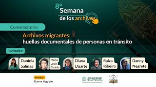 Archivos migrantes Huellas documentales de personas en tránsitoSemana de los Archivos 2024 [upl. by Ardnalahs762]