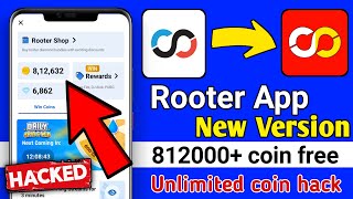 rooter mod apk unlimited coins  Rooter App Se Coin Kaise Kamaye  rooter unlimited coin trick 2023 [upl. by Richman]