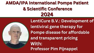 26 LentiCure BV Development of lentiviral gene therapy for Pompe with Prof Pim Pijnappel [upl. by Vivi]