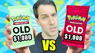 1000 vs 1000 Heavy Vintage Pokemon Packs [upl. by Lola]