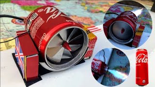 How to make jet engine using soda can l diy jet engine l homemade mini jet engine [upl. by Ria]