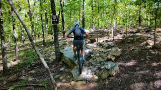 Lower Hissy Fit and Lower Kollawa trails at Standing Boy Trails in Columbus Georgia [upl. by Nestor]