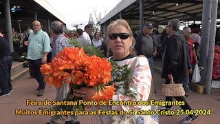 Feira de Santana Muitos Emigantes Para as festas do Senhor Santo Cristo dos Milagres 25 04 2024 [upl. by Kersten]