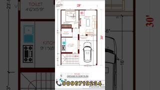 20X30 North Facing House Plan  20 Feet X 30 Feet House Plan 20x30houseplan 600sqft 20by30Home [upl. by Wolfgang732]