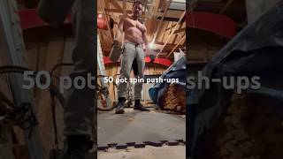 50 pot spin pushups bodybuilding exercise fitness [upl. by Stoughton]