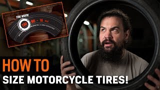 How to Size Motorcycle Tires [upl. by Lenee]