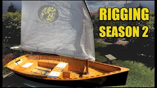 How to Rig a Balanced Lug Sail  Part 1 [upl. by Nwahsid249]