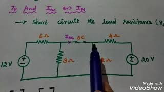 Unit2 Nortons Theorem problem1  Tamil [upl. by Idnir806]