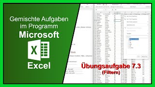 Microsoft Excel praktisch Übungsaufgabe 73 [upl. by Hollinger]