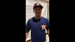 Alex Bregman Interview 101218 [upl. by Vaughan]