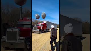 Its a green vehicle we captured theemissions shortvideo cody semitruck balloon [upl. by Yraht]