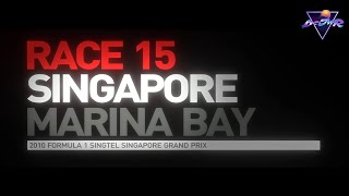 F1 2010  Race 15  Singapour Grand Prix [upl. by Naraj]