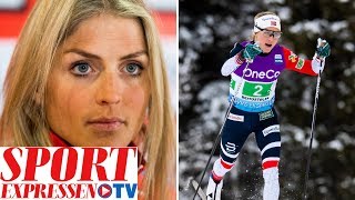 Therese Johaug ryter ifrån efter frågan [upl. by Saidnac]