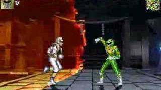 BS all stars 10 White ranger me vs Green ranger Match B [upl. by Marabelle56]