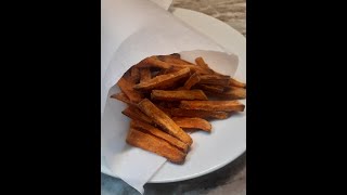 Oven baked sweet potato fries recipe [upl. by Treble]