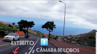 Estreito  Via Rápida Até Câmara Lobos Centro Despique Estradas da Madeira Driving car Portugal [upl. by Eelak]