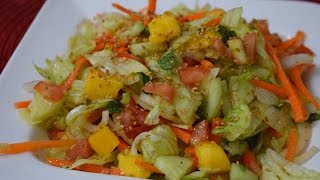 Fresh Tropical Salad  Weight Loss Salad Recipe [upl. by Kavanagh]