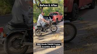 Before and After Custom Scrambler Build motorcyles scrambler [upl. by Llerred244]