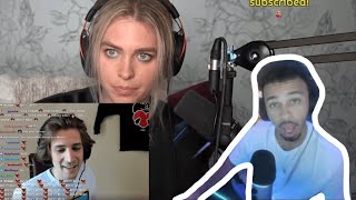 QTCinderella Makes XQC Blush  Hamlinz Reacts To Livestream Fails [upl. by Finegan]