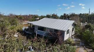 Little Gasparilla gift shop road after Hurricane Milton [upl. by Johnath211]