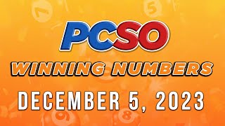 P196M Jackpot Ultra Lotto 658 2D 3D 6D Lotto 642 and Super Lotto 649  December 5 2023 [upl. by Wojcik997]