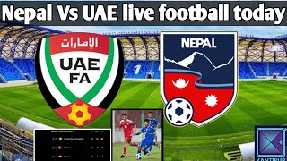 Nepal Vs UAE live ll todays strategy against UAE ll H2H live updates l [upl. by Odoric]