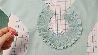 How to make a smocked collar [upl. by Irehs]