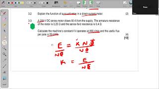 ELECTROTECHNOLOGY N3 AUGUST 2023 QUESTION 3 [upl. by Nihs338]