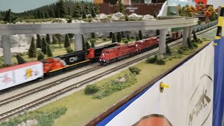 MODEL TRAINS Exporail Model Train Show 2023 Chasing Trains on Ottawa Valley N Trak Layout [upl. by Assirrak]