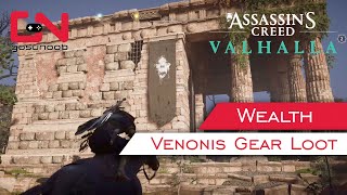 AC Valhalla How to Get Venonis Gear Chest [upl. by Harelda458]